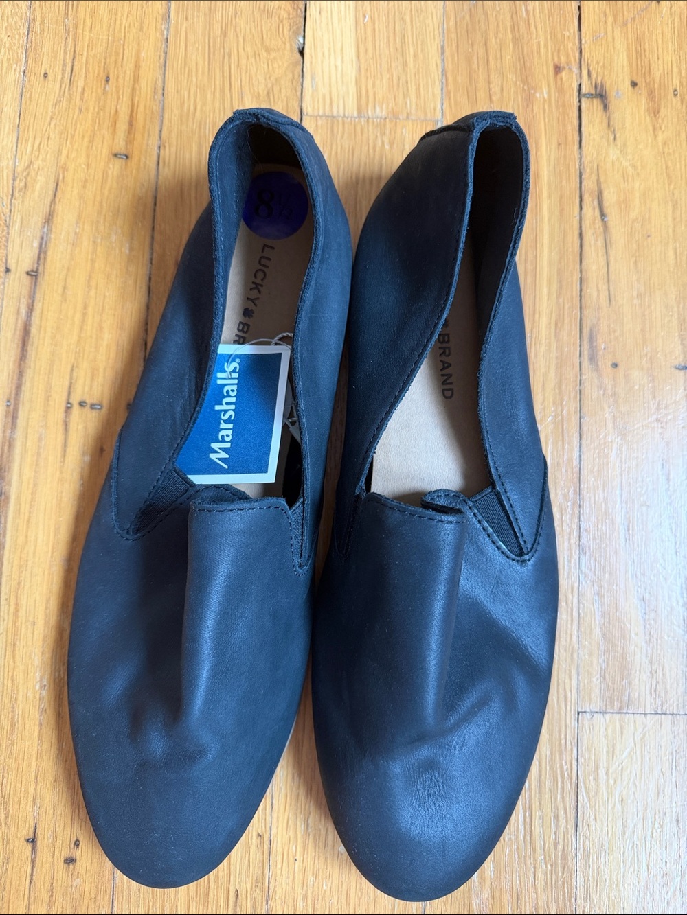Lucky Brand Black Slip-On Ballet Flats